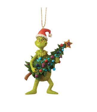 Jim Shore Grinch and Tree Ornament