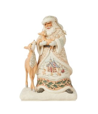 Jim Shore Santa Holding Fawn