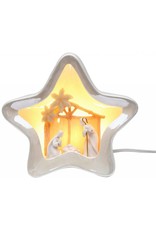 Appletree Star Shaped Nativity Night Light