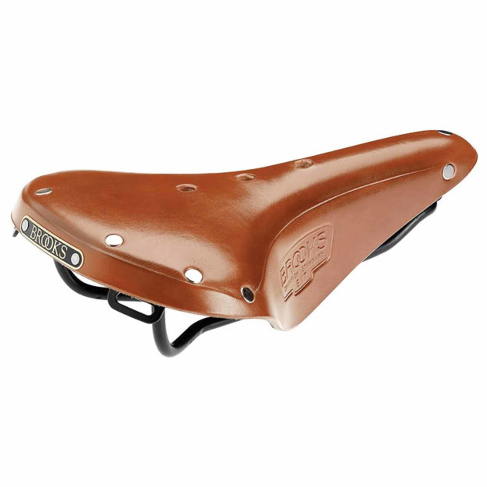 Brooks - BROOKS CHAMPION STANDARD B17 サドル ハニー Brooks B17 Saddle (Honey) (Black Steel Rails) (170mm