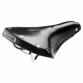 Brooks B17 Carved Leather Short Black - Dallas Bike Works