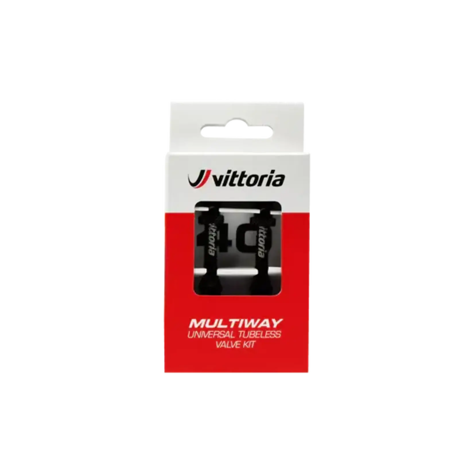 Vittoria Vittoria Multiway Tubeless Valve Black 40mm