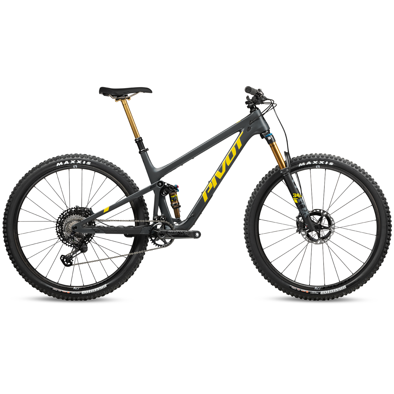 Pivot Cycles Pivot Trail 429 Ride GX Eagle Transmission  Slate Canary Yellow Large