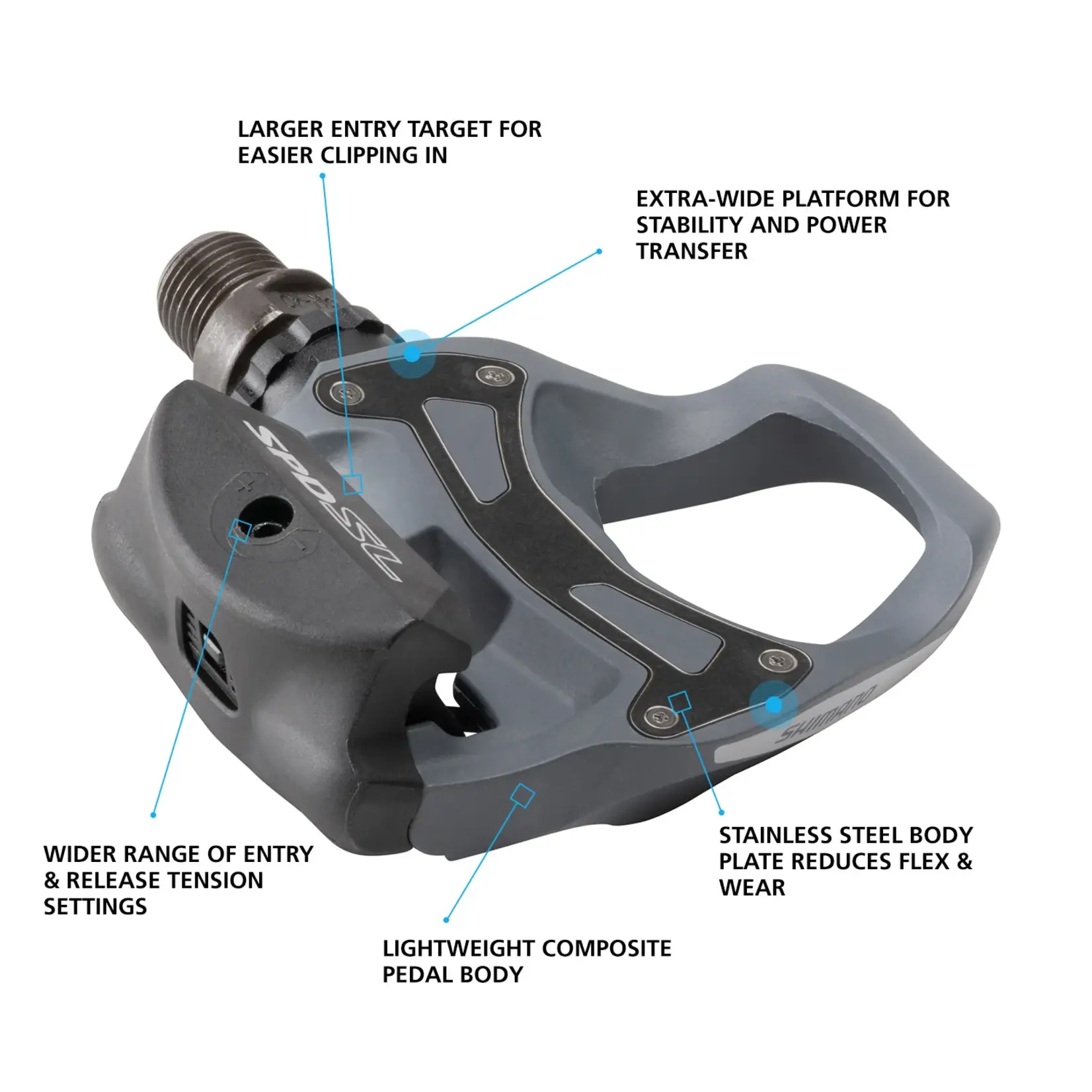 Shimano Shimano R550 SPD-SL Black