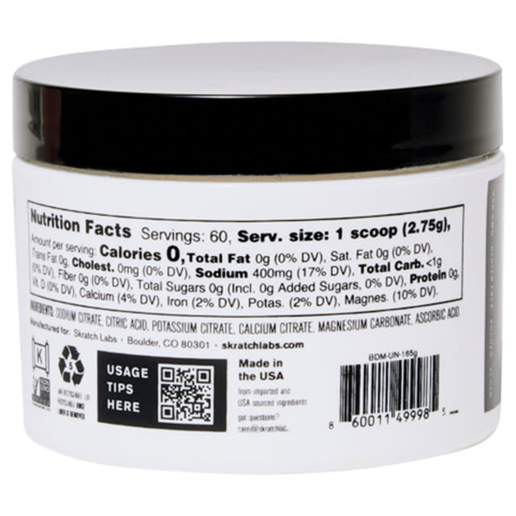 Skratch Labs Skratch Electrolyte Booster Unflavored 5.8oz