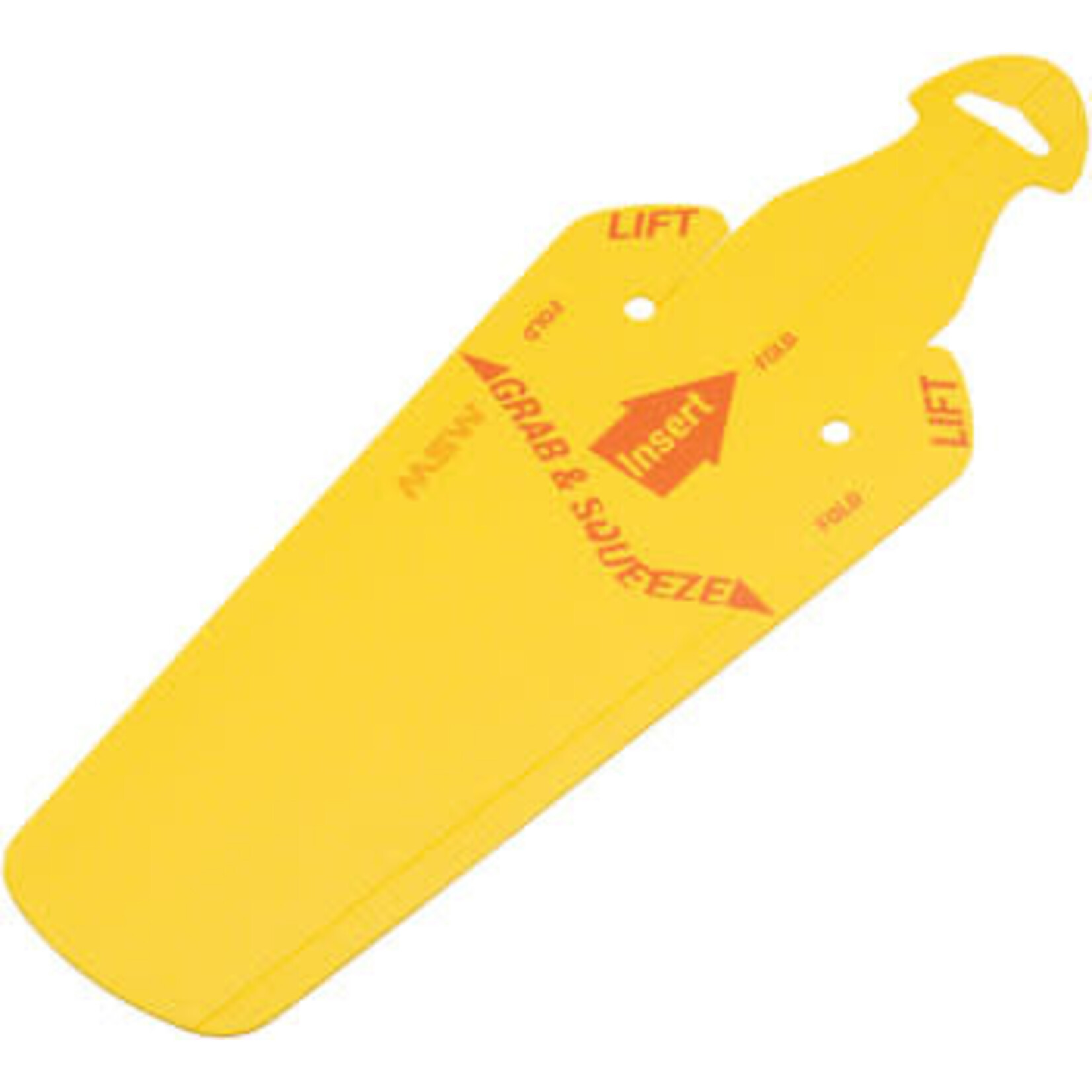 MSW MSW Splashpad Fender Rear Yellow