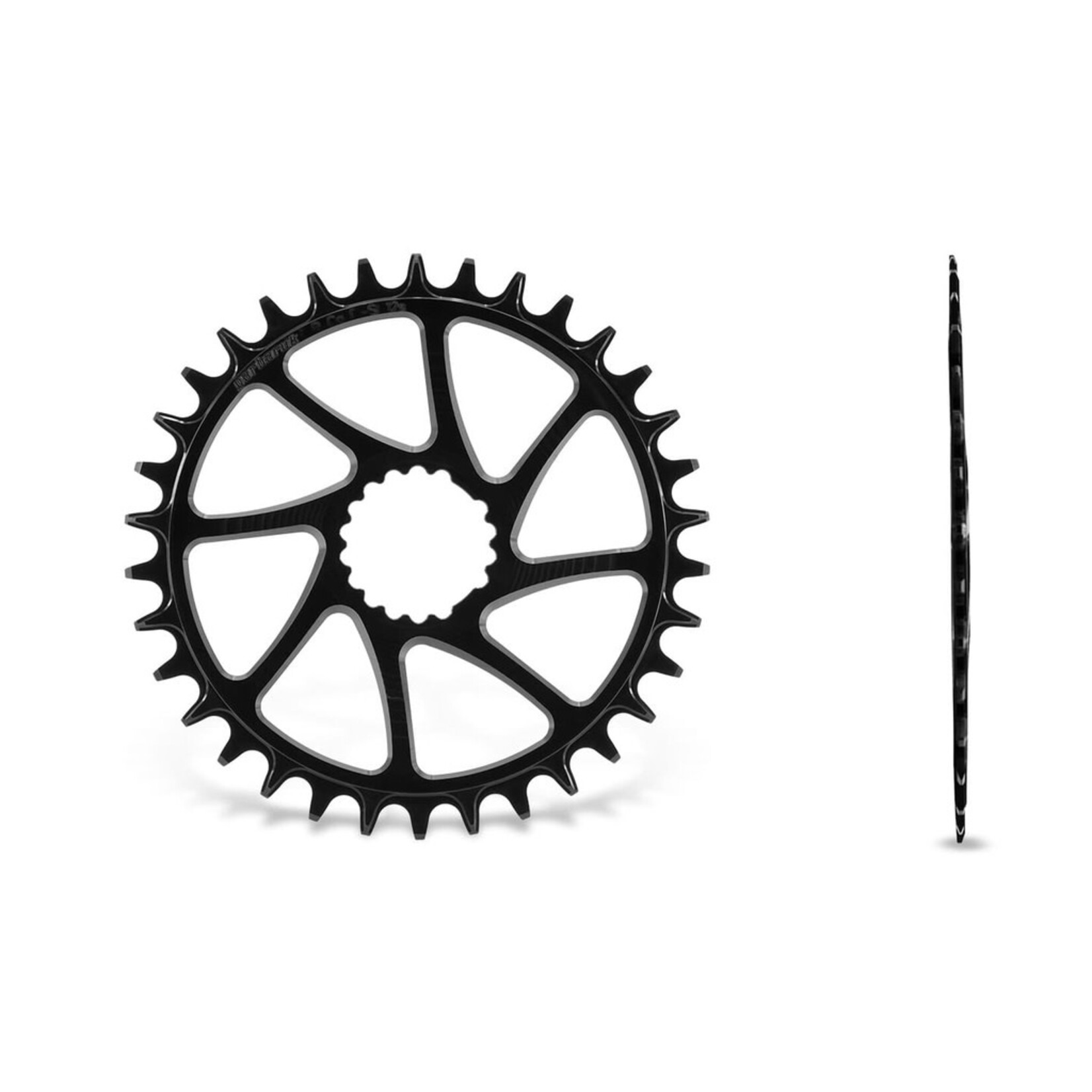 Garbaruk Cannondale DM MTB Chainring for Cannondale 34t Black