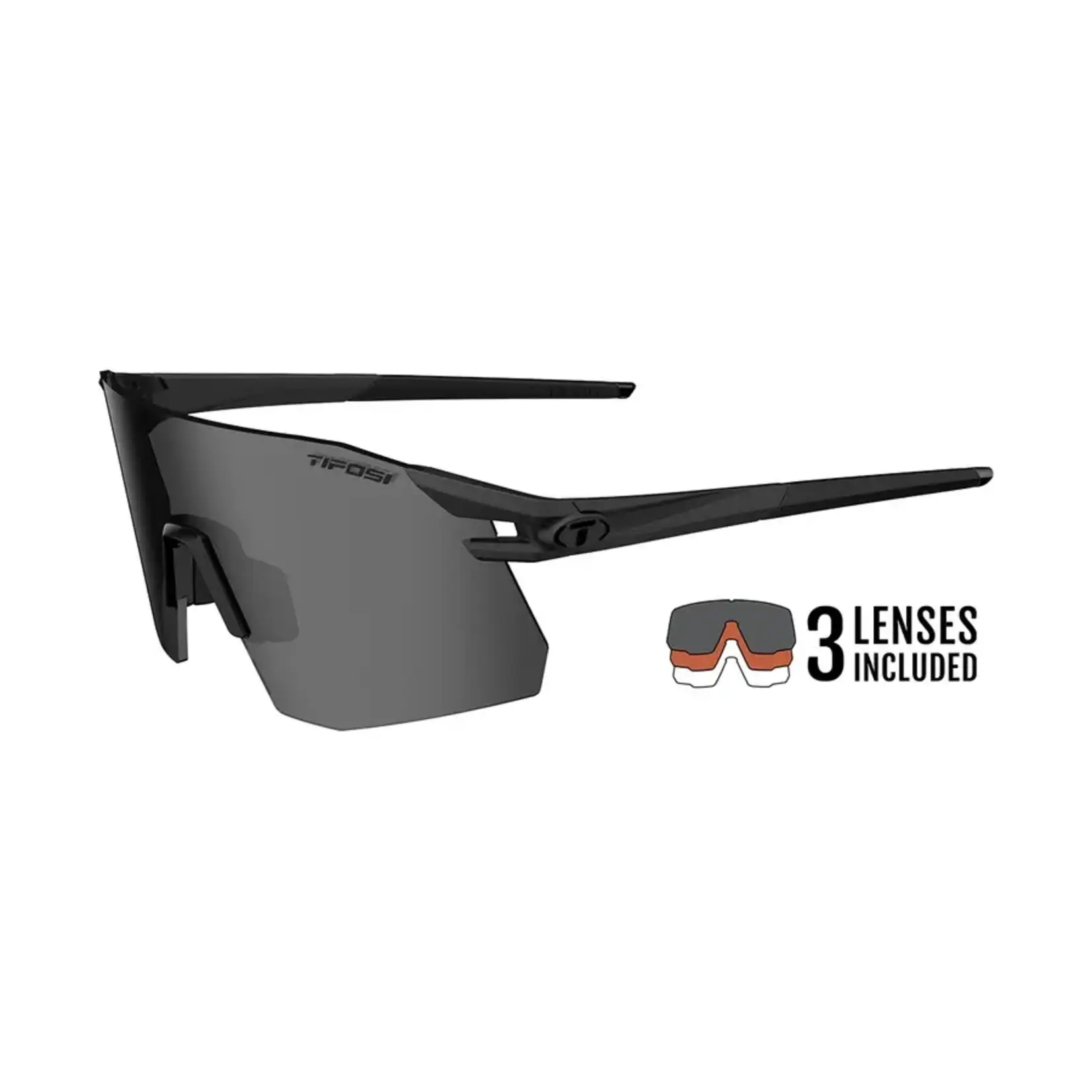 Tifosi Tifosi Moab XC Blackout Interchangeable Smoke/AC Red/Clear