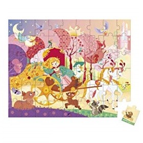 Janod 2875 Casse Tete Princesse 54mx Chat Perche Jeux Et Jouets