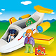 Playmobil PLAYMOBIL 123 - AVION AVEC PILOTE ET VACANCIERE