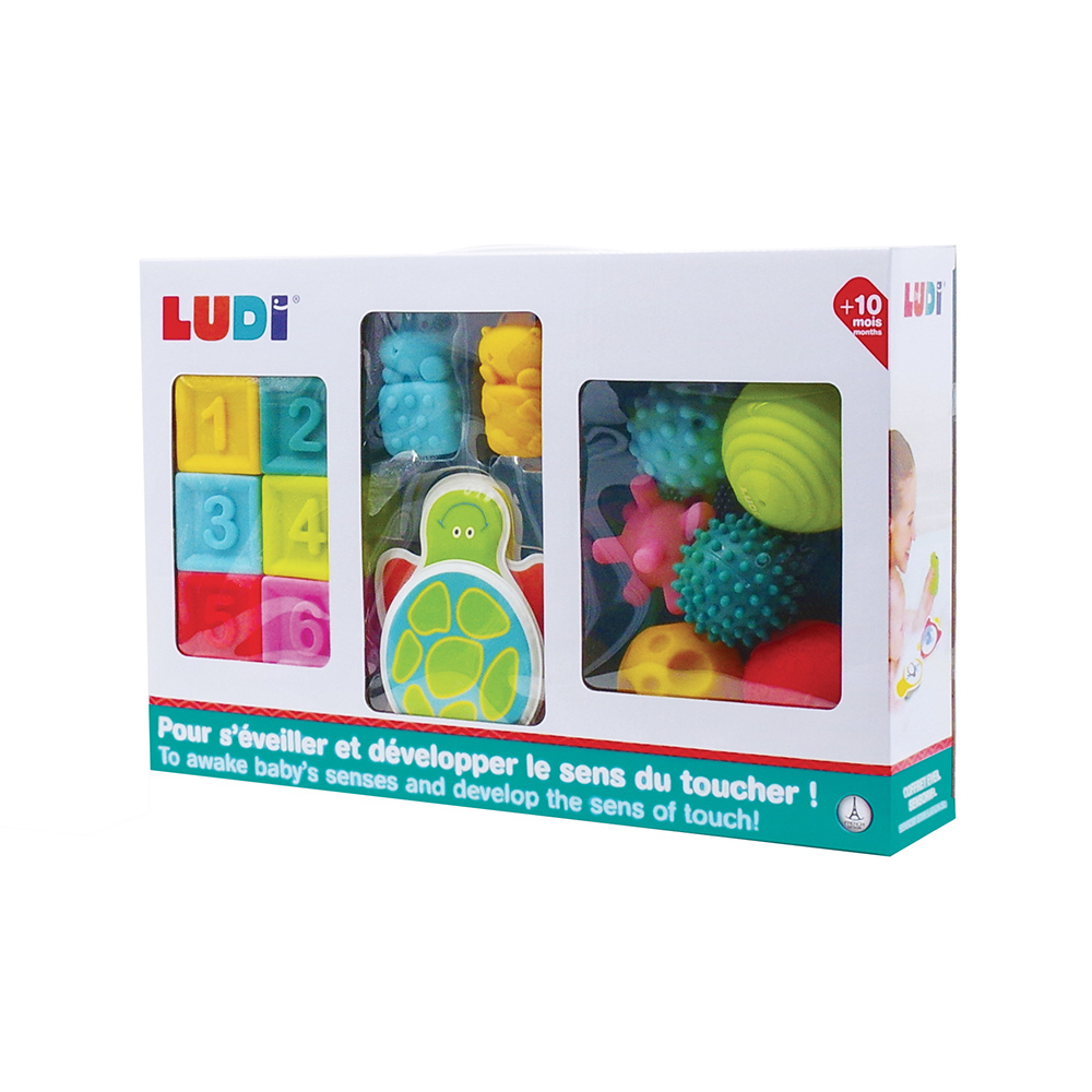 ludi LUDI - Learning Box (Book, cubes, balls)