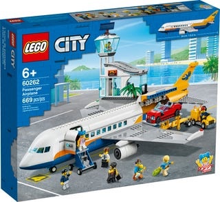 60262 LEGO CITY AIRPORT PASSENGER AIRPLANE