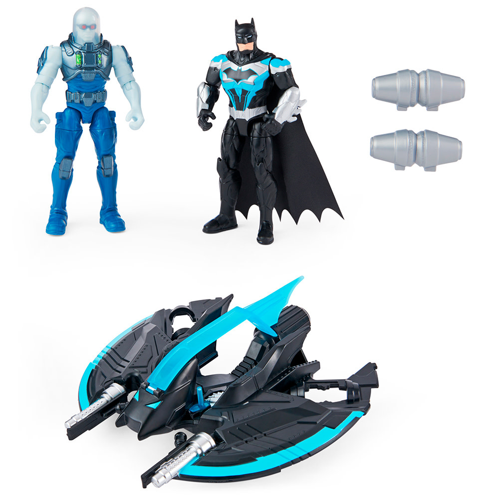spinmaster Batman - Avion Bat-Tech Mr. Freeze versus Batman