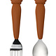 loulou lollipop Kid's Spoon/Fork Set - Lion
