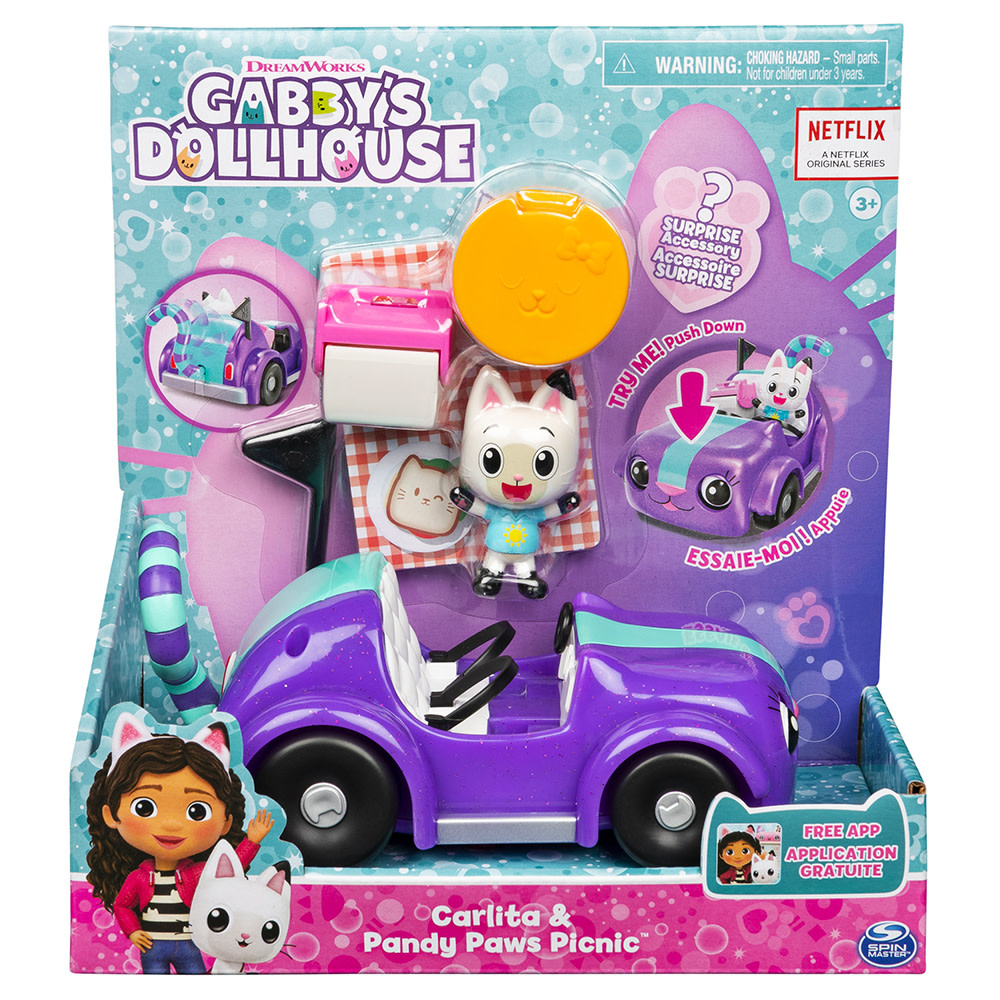 Spin Master Gabby's Dollhouse - Voiture de Carlita