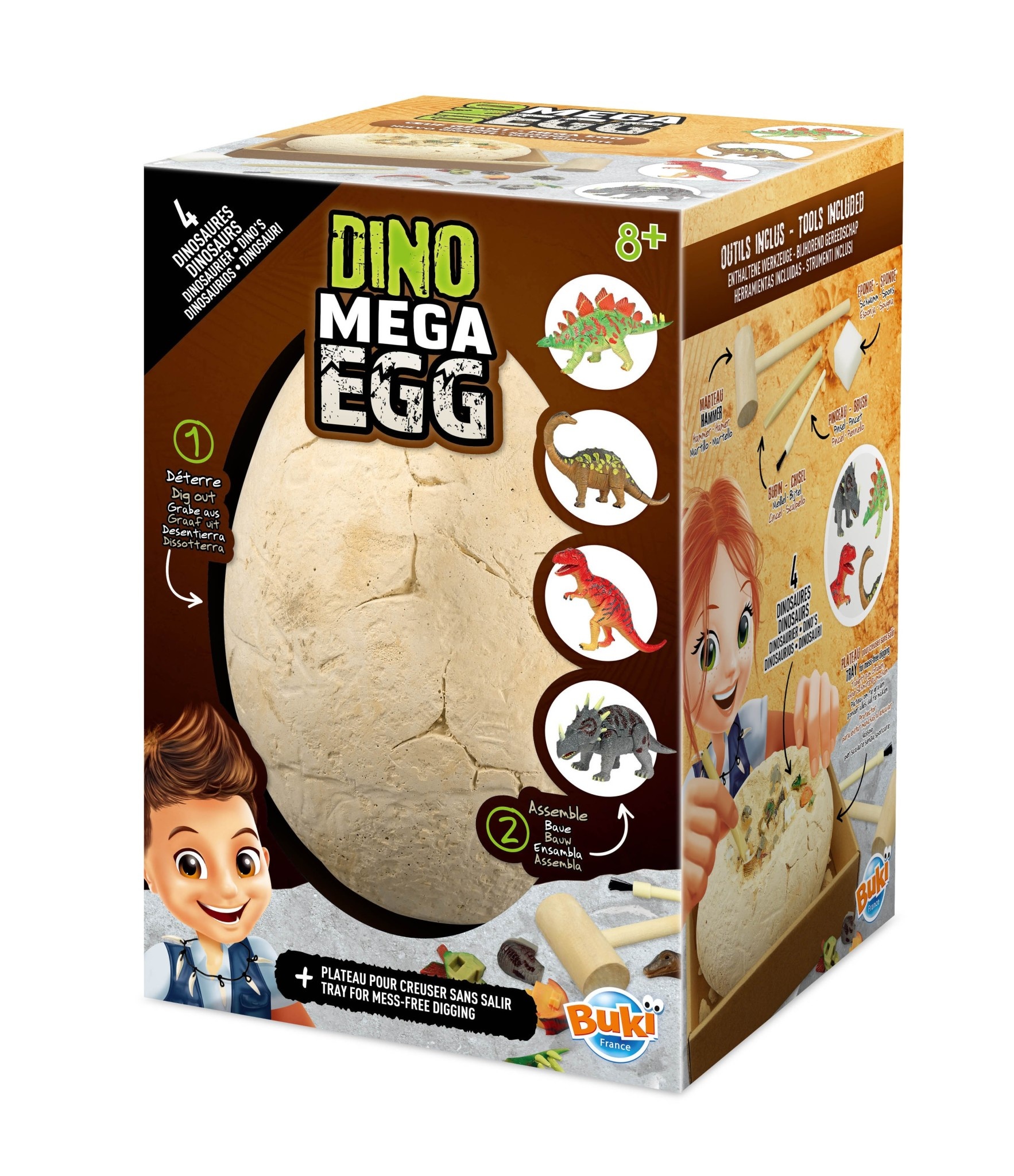 buki Buki France Discovery - Dino Mega Egg