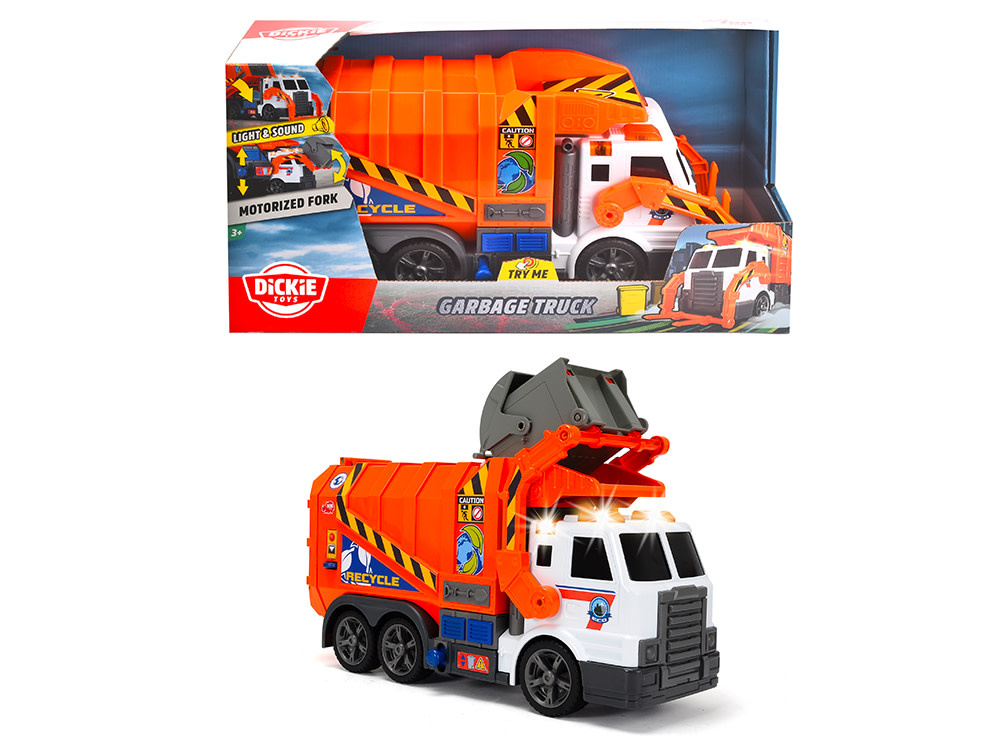 Dickie City Heroes - Garbage Truck Light and sound 46 cm