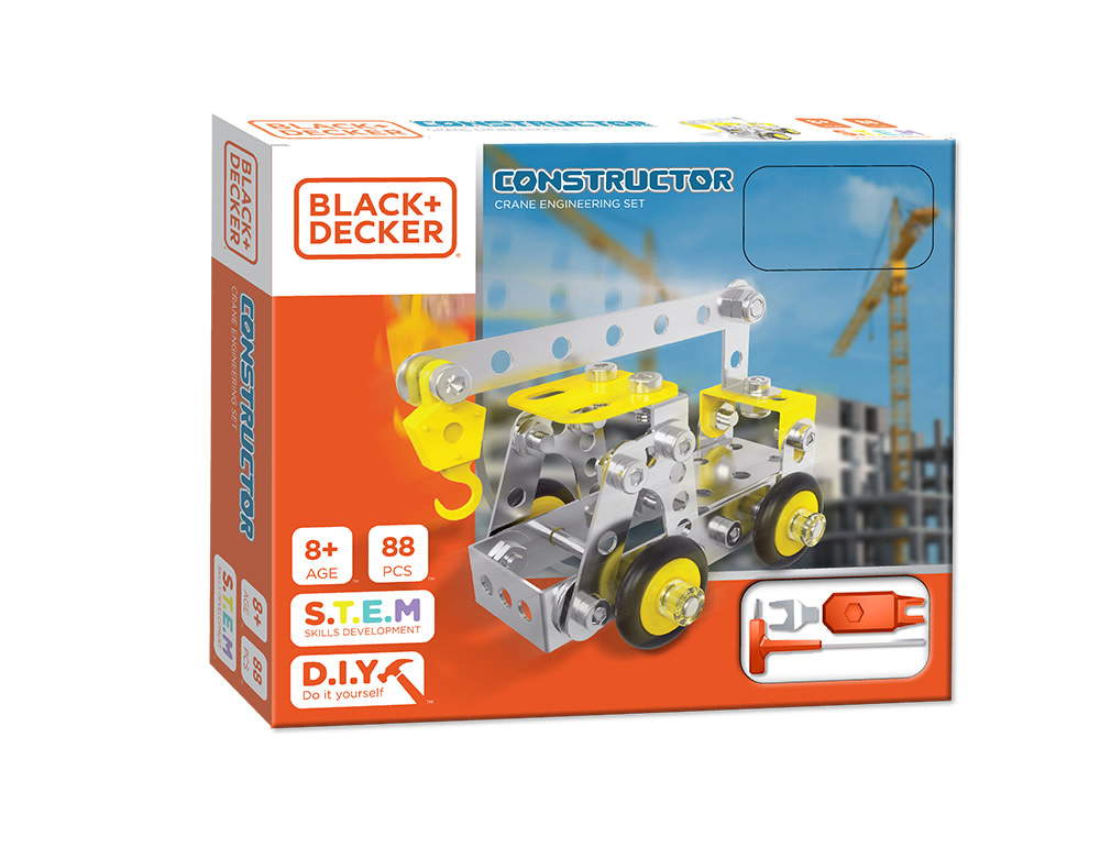 blackanddecker Constructor - Crane Engineering set 75 pieces