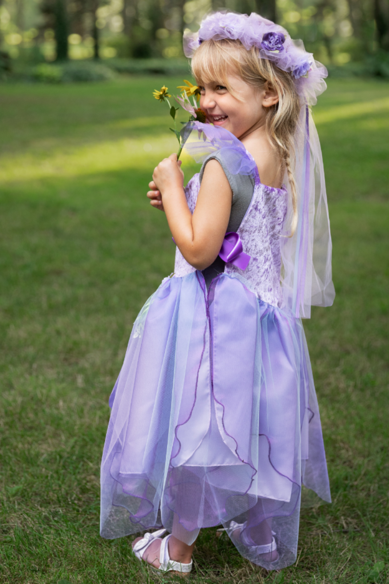 Great Pretenders Forest Fairy Tunic, Lilac, Size 3-4