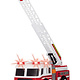 Dickie City Heroes - Camion de pompier Sons et lumières 15 cm