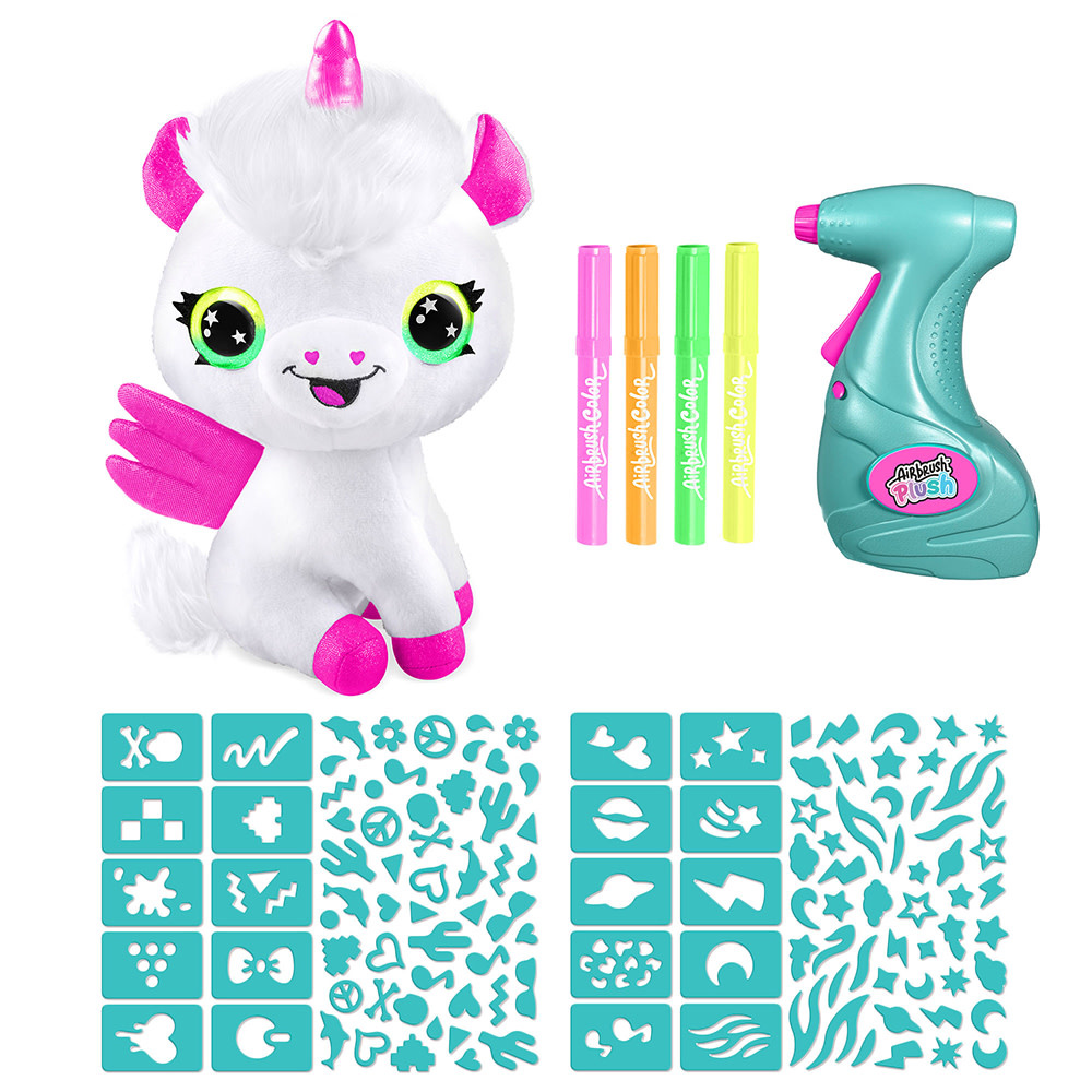 Airbrush Plush - Unicorn Canal Toys