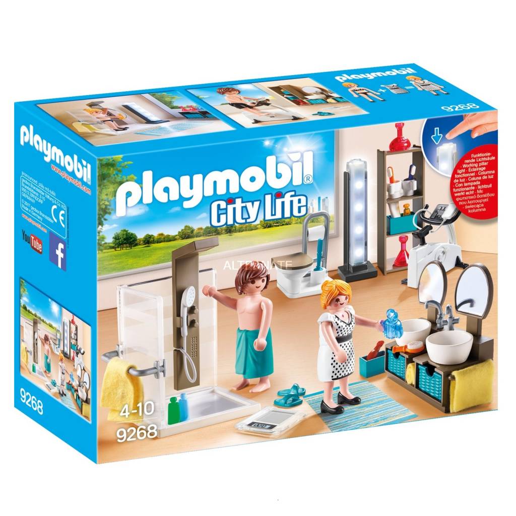 Playmobil Playmobil 9268 Salle de Bain avec Douche à l'Italienne