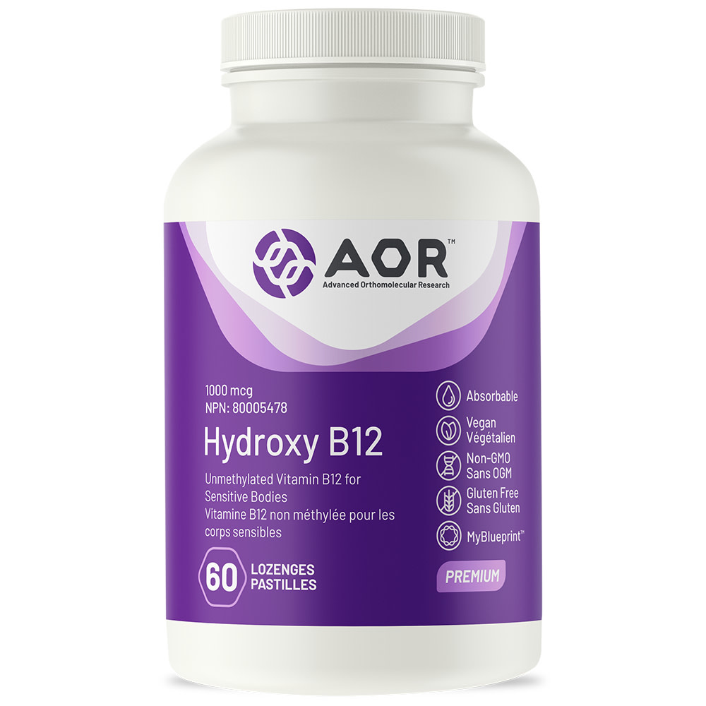 AOR - Hydroxy B12 - 60 Lozenges
