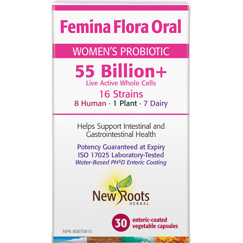New Roots - Femina Flora Oral 55Billion+ - 30 V-Caps