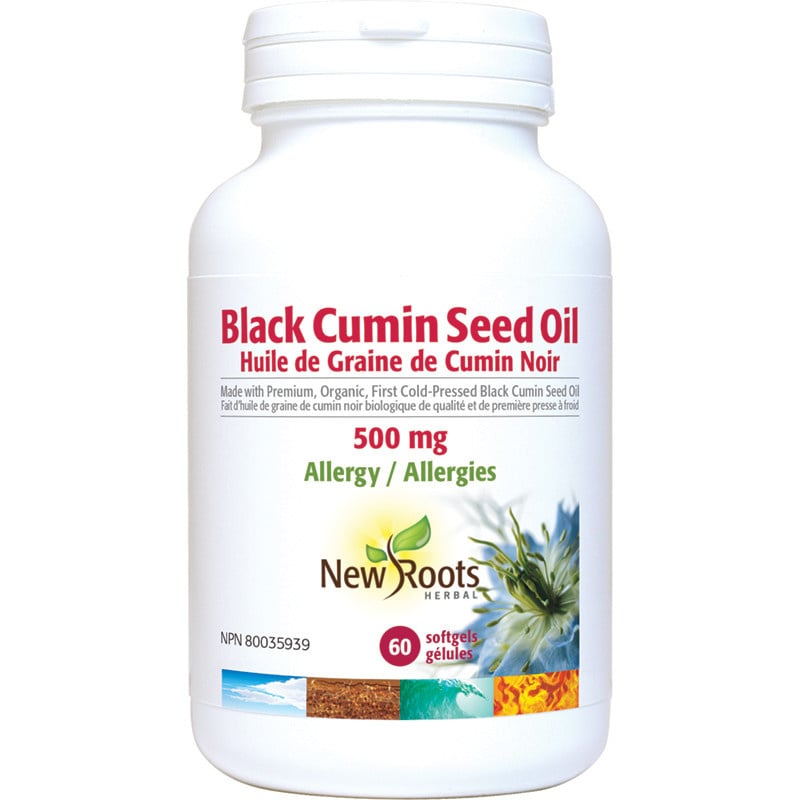 New Roots - Black Cumin Seed Oil 500mg - 60 SG