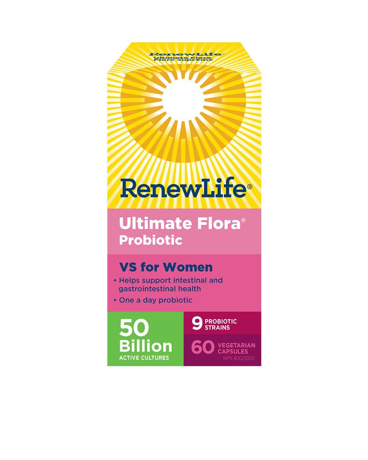 Renew Life - Ultimate Flora VS for Women 50 Billion - 60 V-Caps