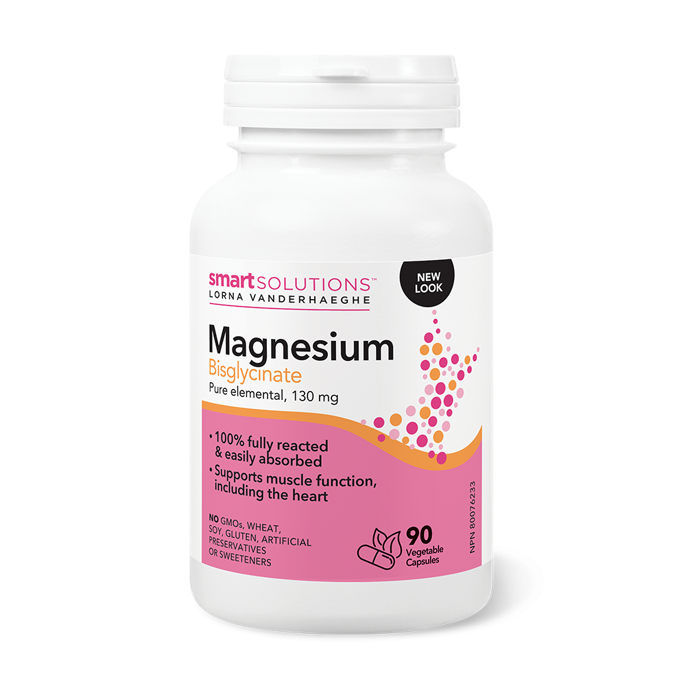 Smart Solutions - Magnesium Bisglycinate 130mg - 90 V-Caps