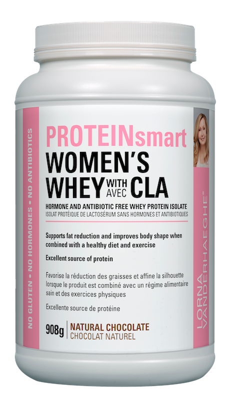 Lorna - ProteinSmart Women's Whey Protein w/ CLA - Natural Chocolate - 908g