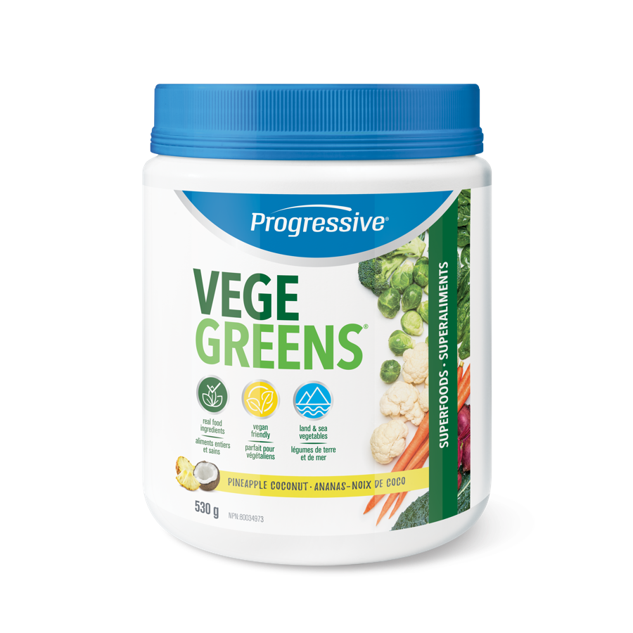 Progressive - VegeGreens - Pineapple Coconut - 530g