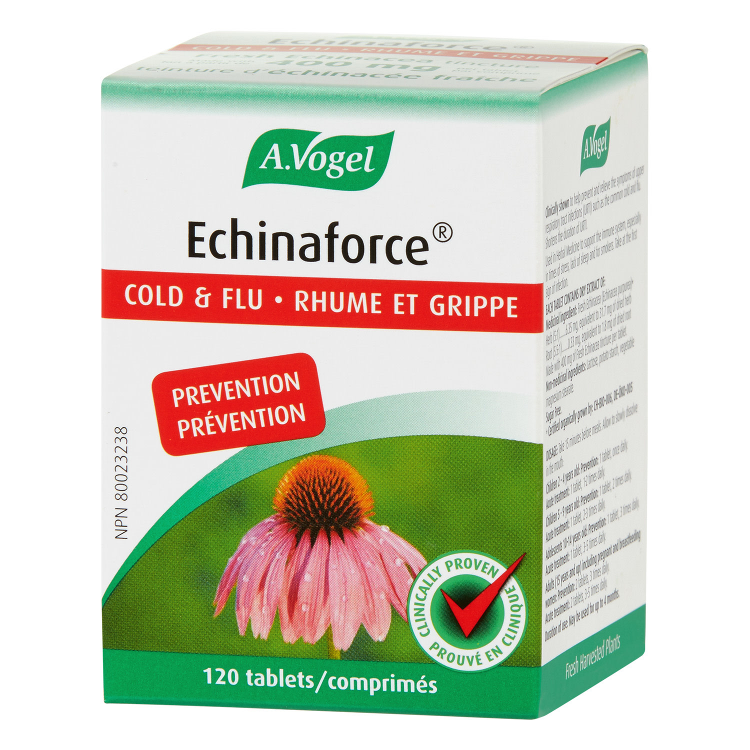 A.Vogel - Echinaforce Cold and Flu  - 120 Tabs