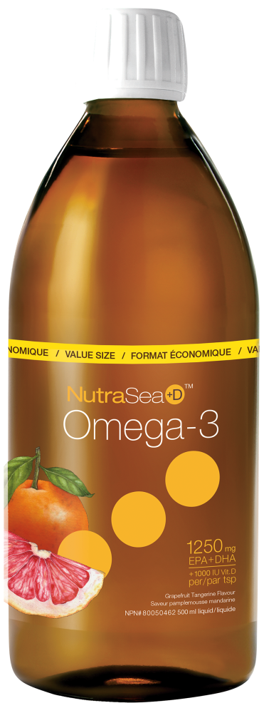 NutraSea+D - Omega-3 +D - Grapefruit Tangerine - 500ml