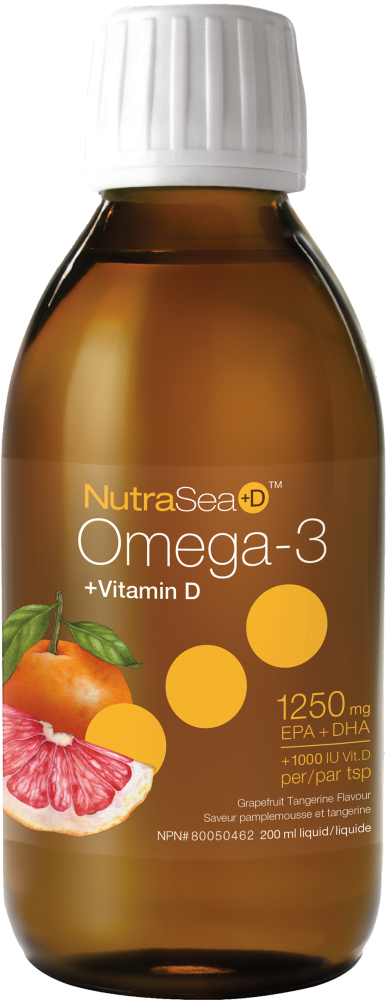 NutraSea+D - Omega-3 +D - Grapefruit Tangerine - 200ml