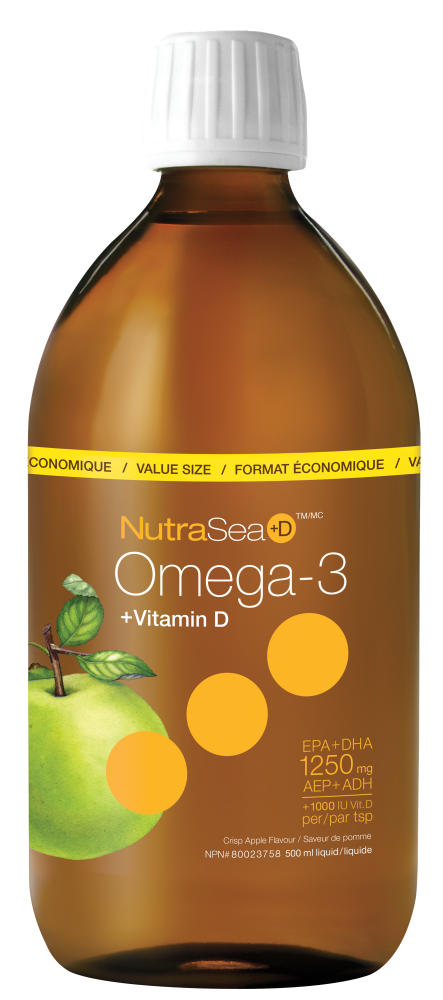 NutraSea+D - Omega-3 +D - Crisp Apple - 500ml