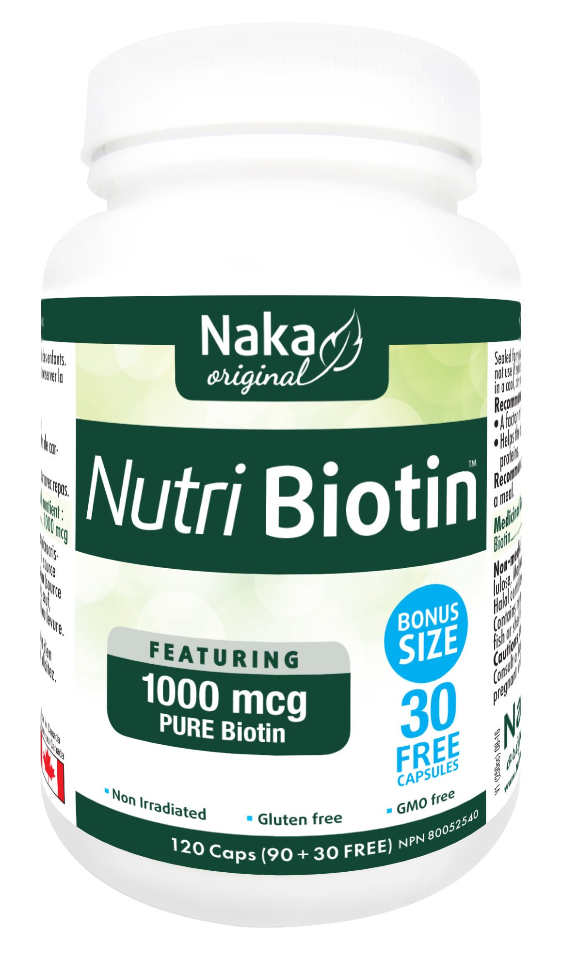 Naka - Pro L-Glutamine 1000mg - 120 V-Caps Bonus Size