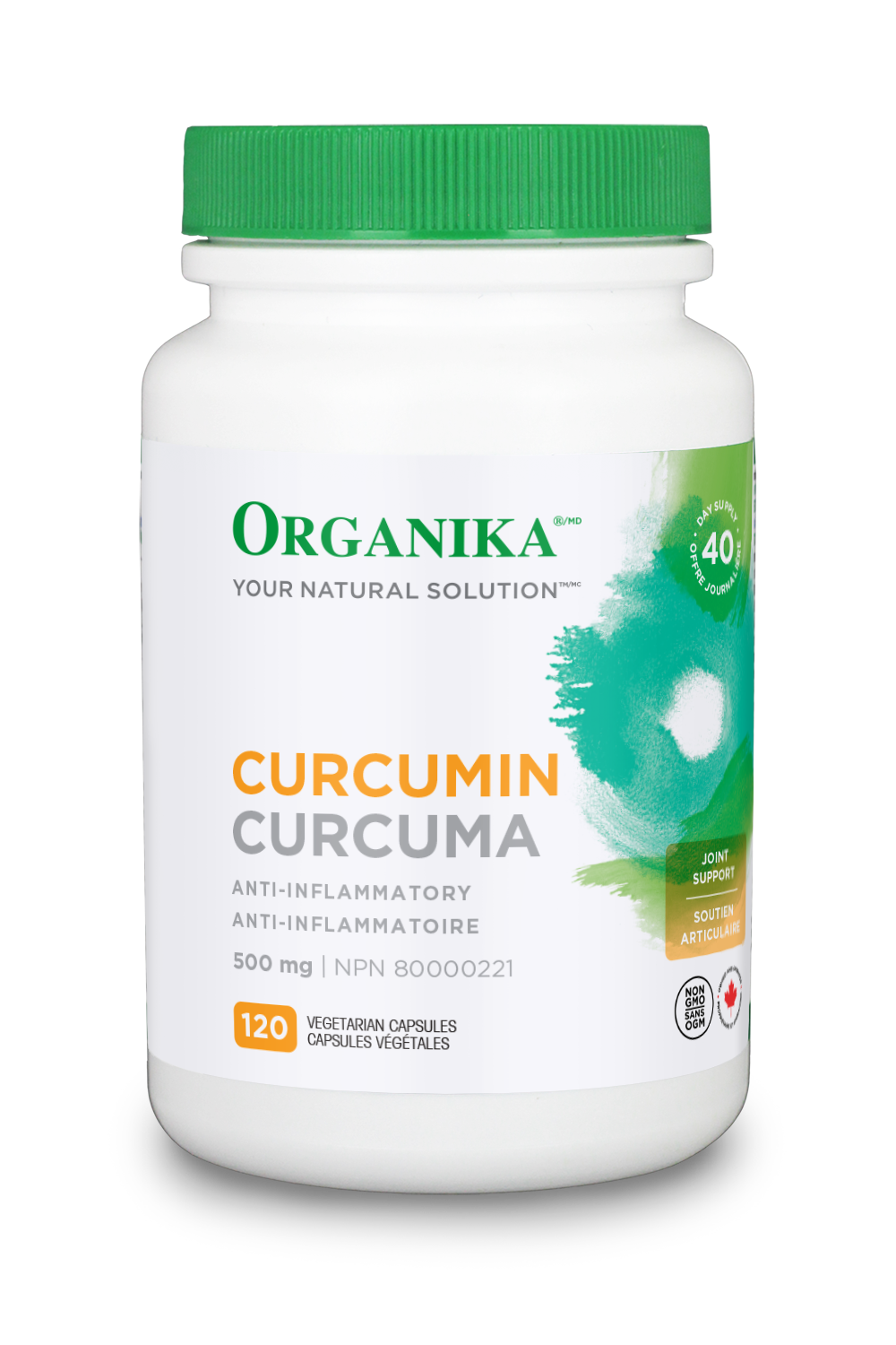 Organika - Curcumin 500mg - 120 V-Caps