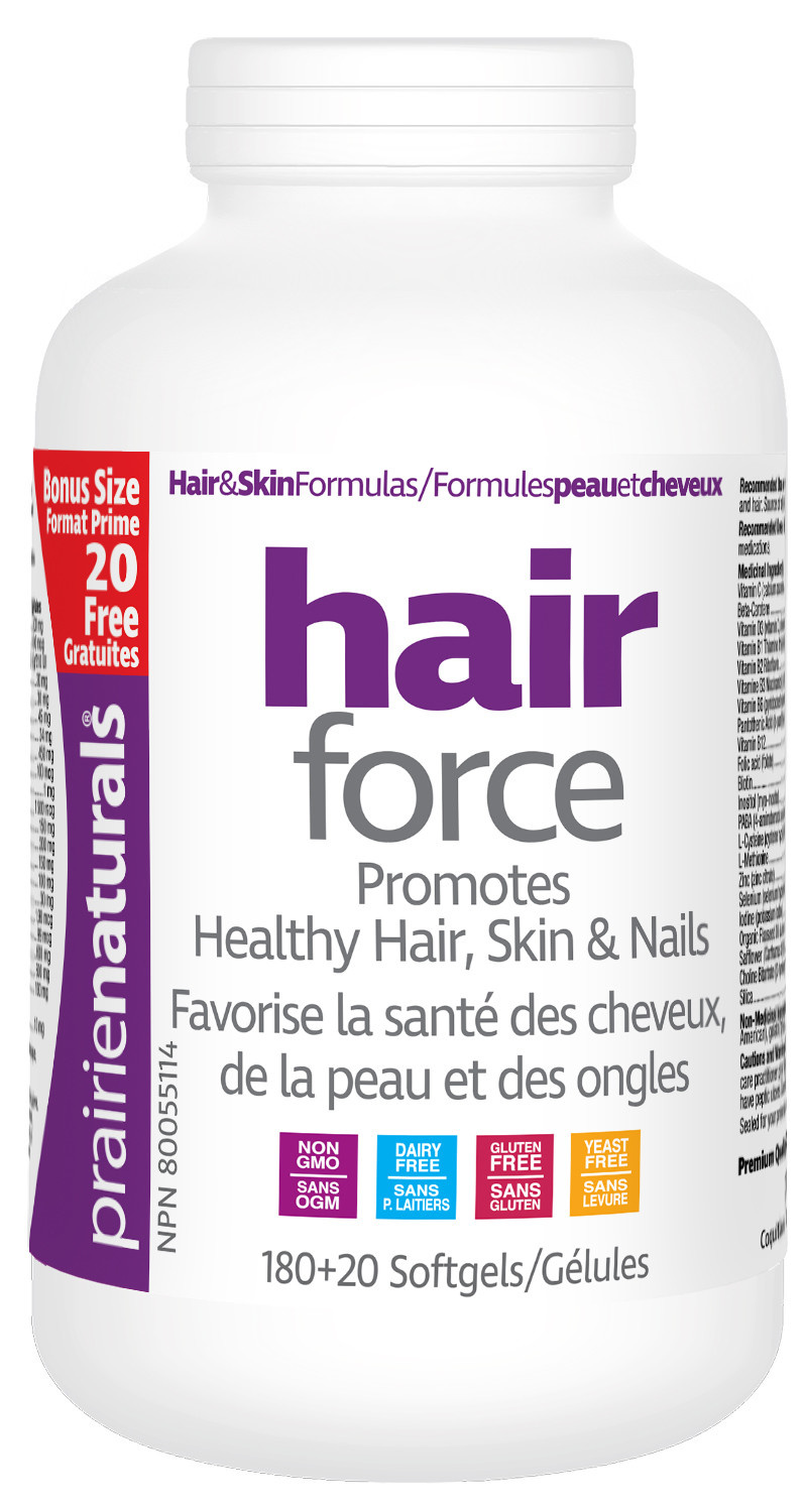 Pririe Naturals-hair force-180 + 20 soft gels
