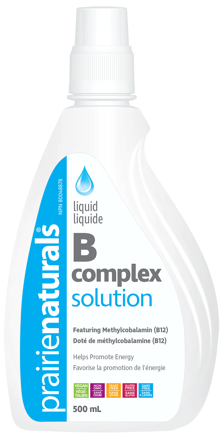Prairie Naturals - Liquid Vitamin B Complex Solution - 500ml