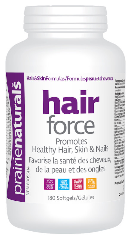 Prairie Naturals - Hair Force - 180 softgels