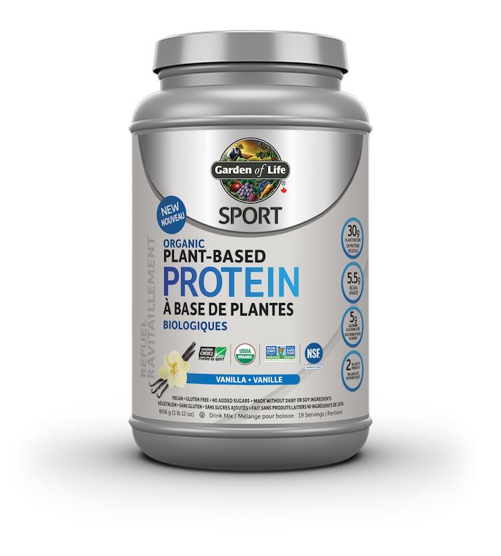 Garden of Life - Sport Organic Plant Based Protein - Vanilla - 806g