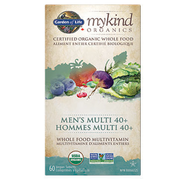 Garden of Life - MyKind Organics - Men's Multi 40+ - 60 V-Caps