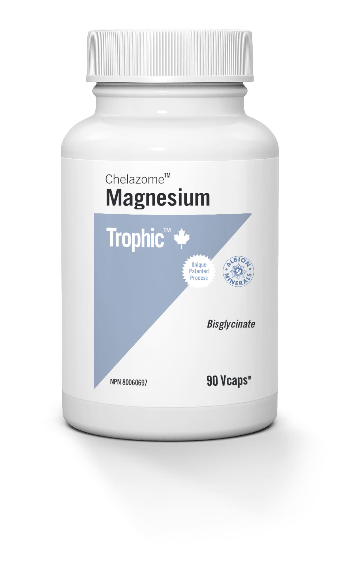 Trophic - Magnesium Bisglycinate Chelazome - 90 V-Caps