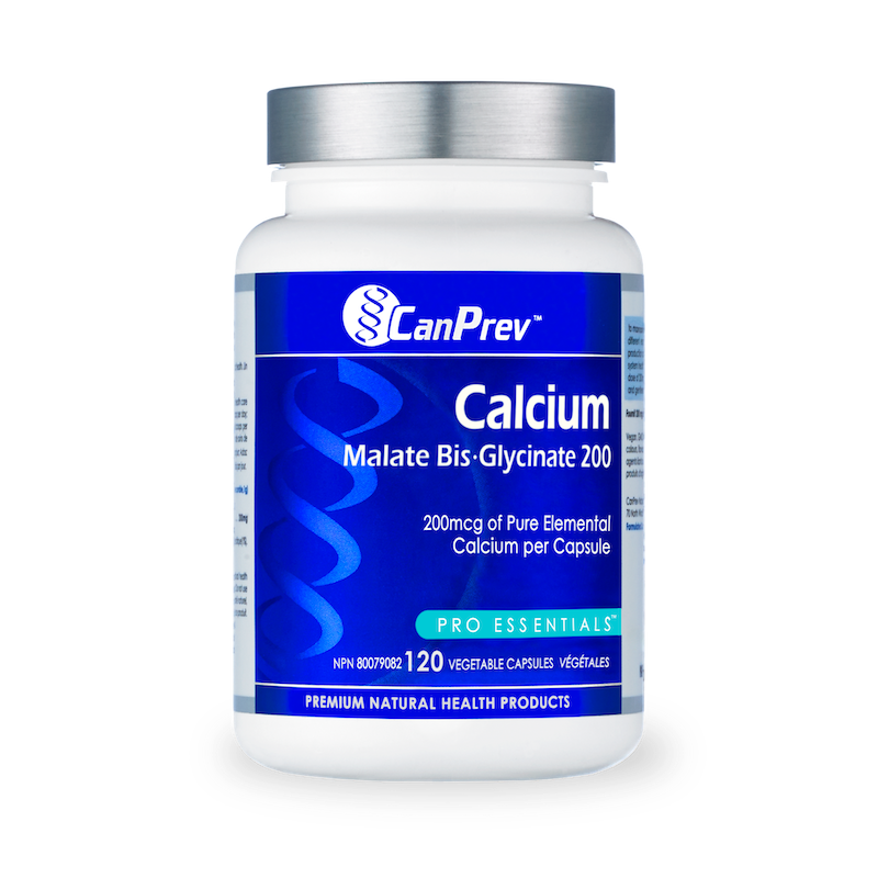 CanPrev - Calcium Malate Bisglycinate 200 - 120 Vcaps