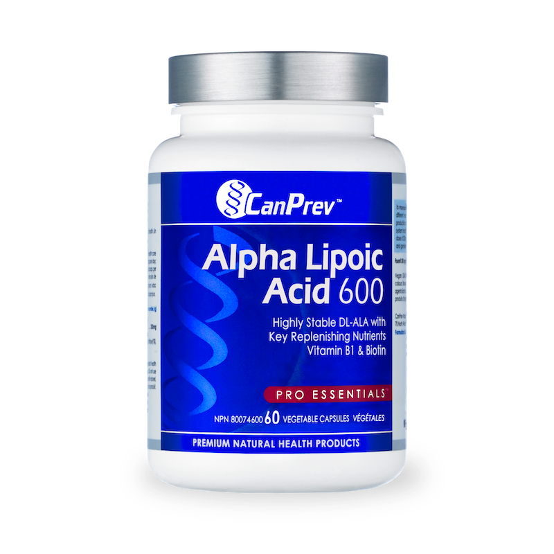 CanPrev - Alpha Lipoic Acid 600mg - 60 V-Caps