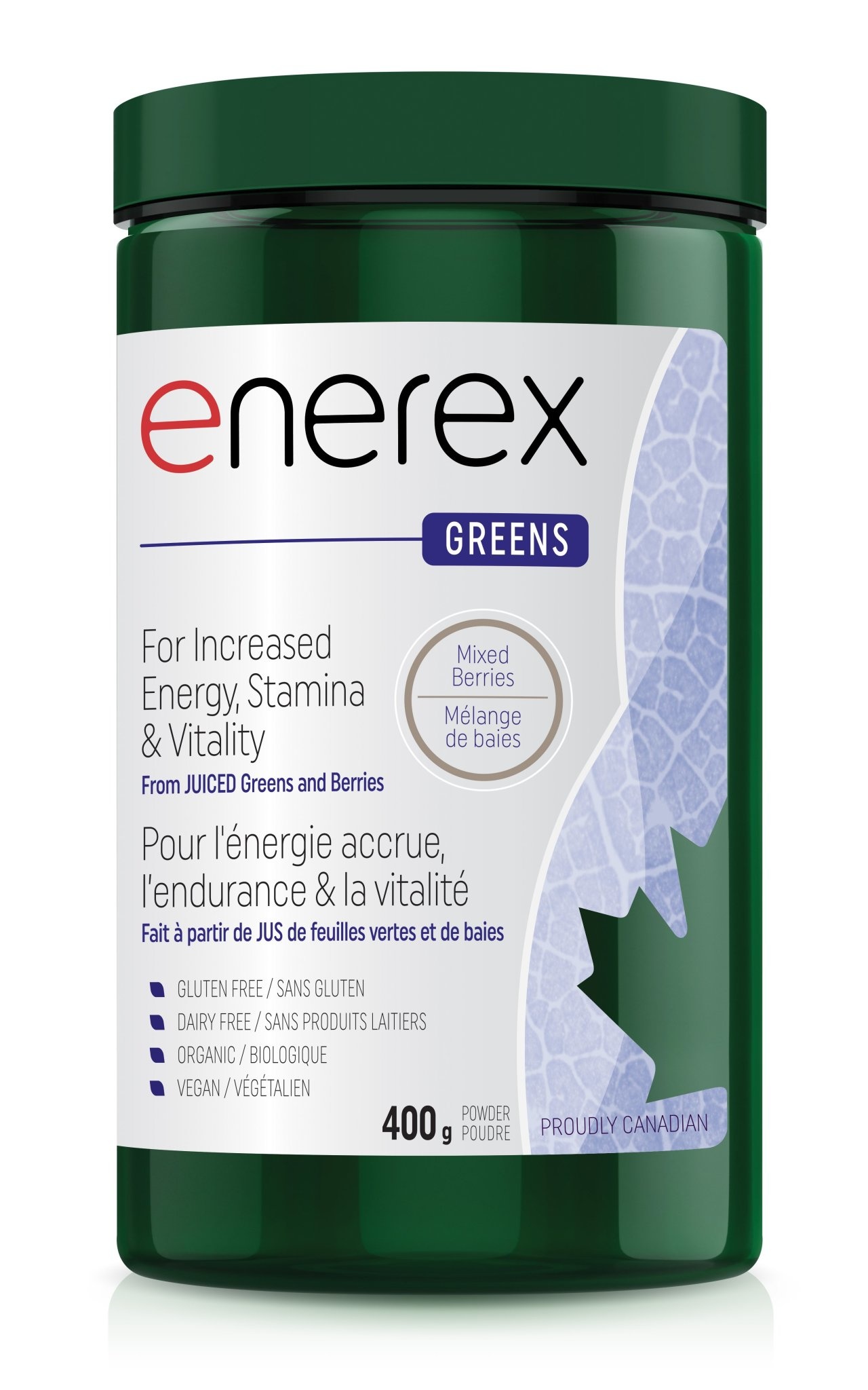 Enerex - Greens - Mixed Berries - 400 g