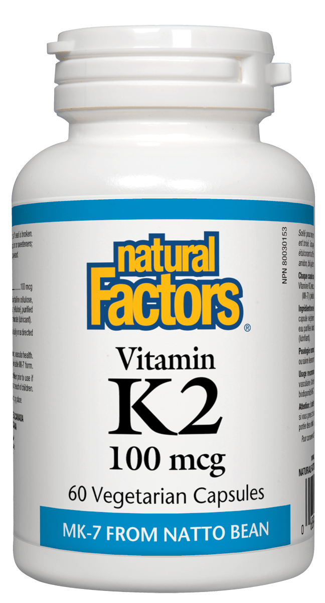 Natural Factors - Vitamin K2 - 60 V-Caps