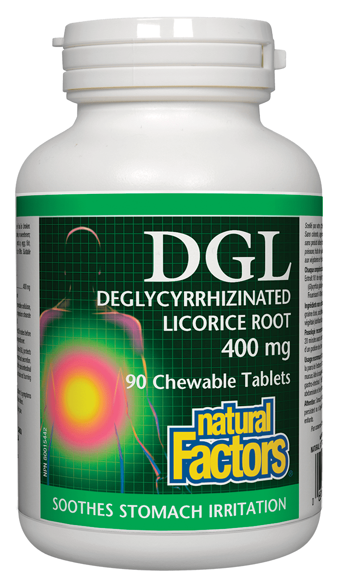 Natural Factors - DGL - 90 Chewable Tabs